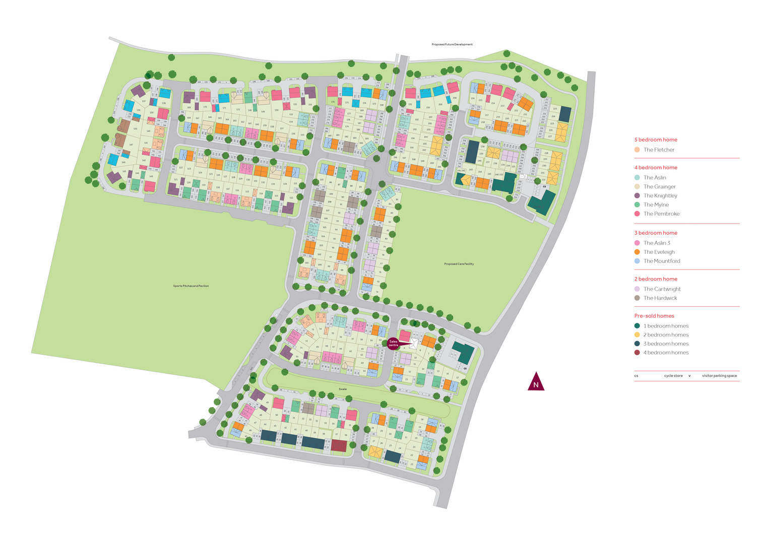 Willow Woods _A3 Site Plan