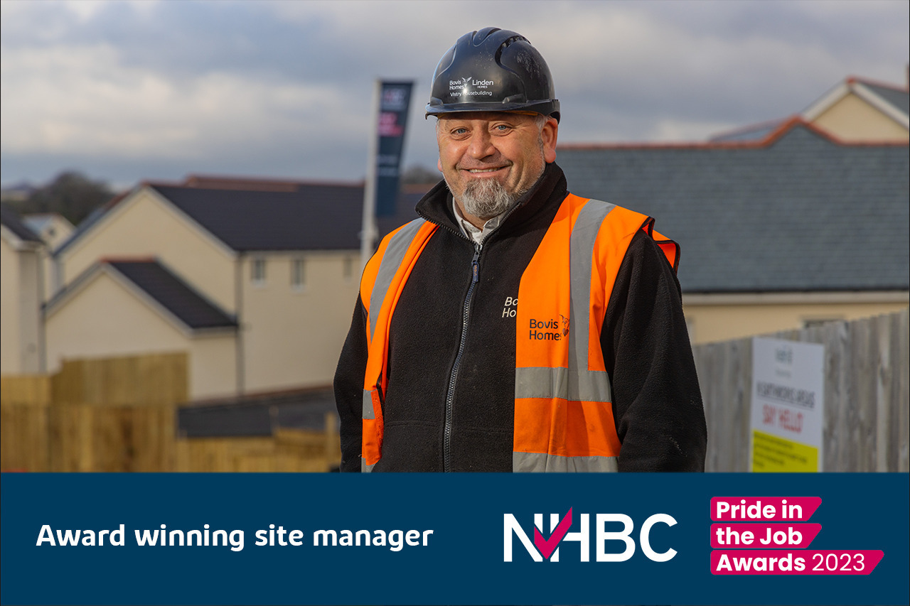 Tavistock Site Manager Scoops Job Quality Award from the NHBC