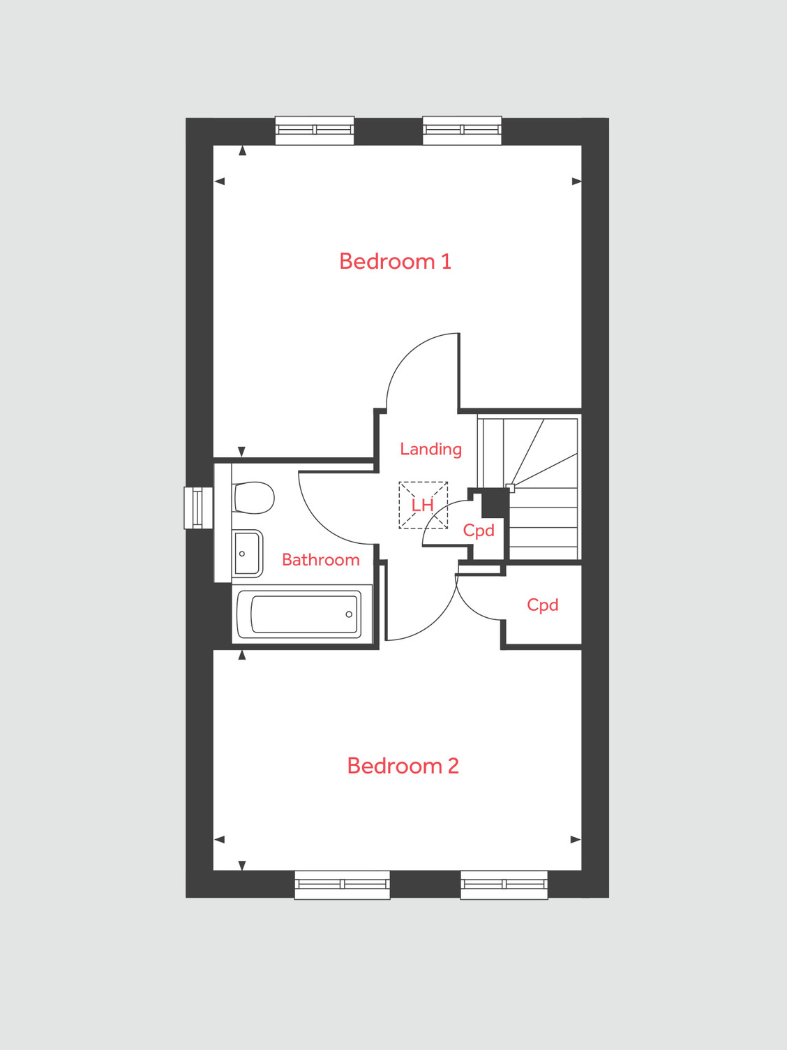 The Beech Second Floor Plan