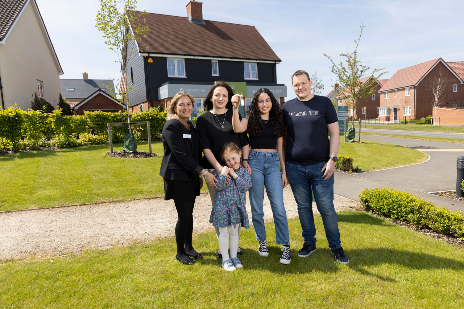 Family of four upsize to a brand-new home at Wolsey Park, marking the final completion of phase one at the development